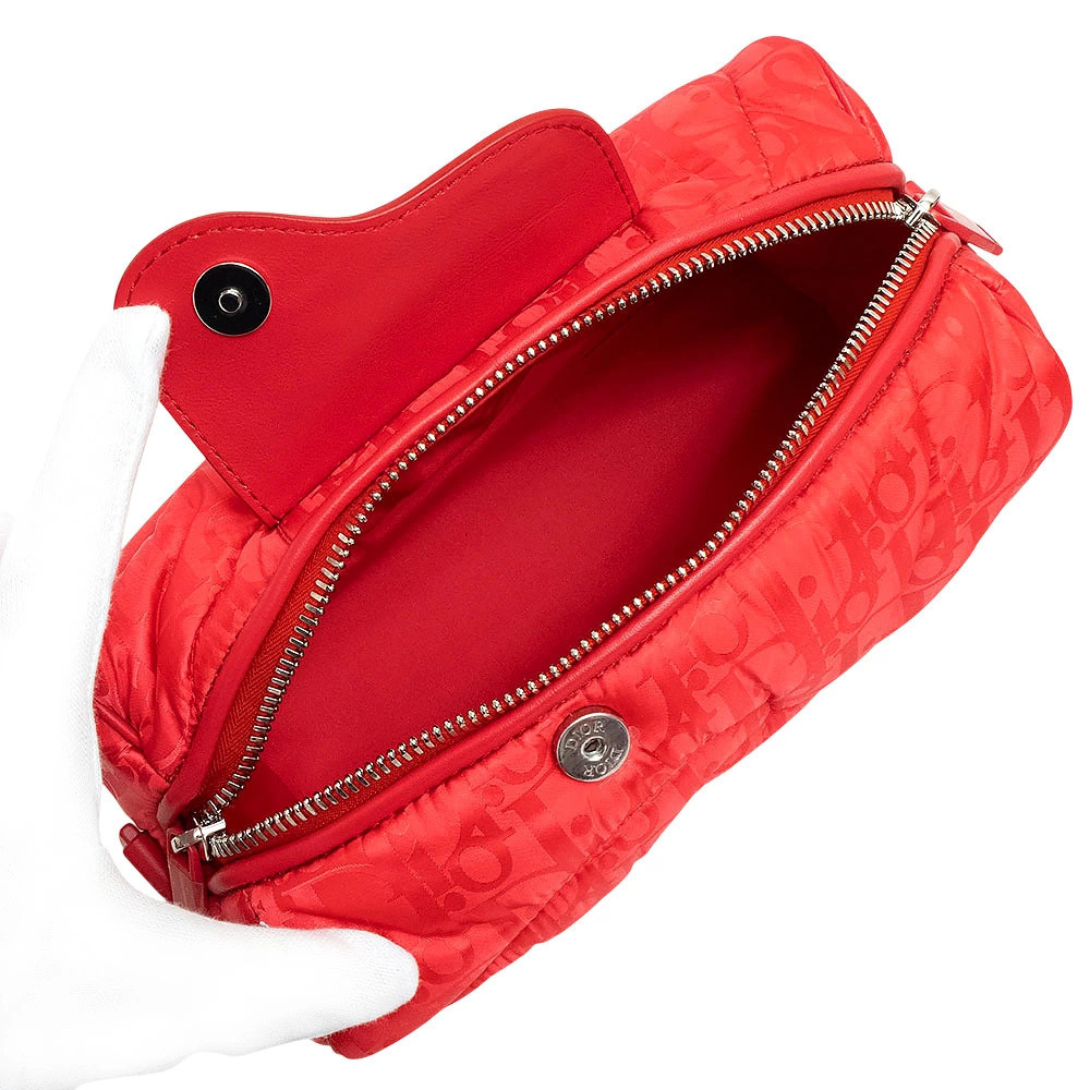 Dior Rait ERL Collaboration Shoulder Strap  Mirage Clutch Christian Quilted Zip